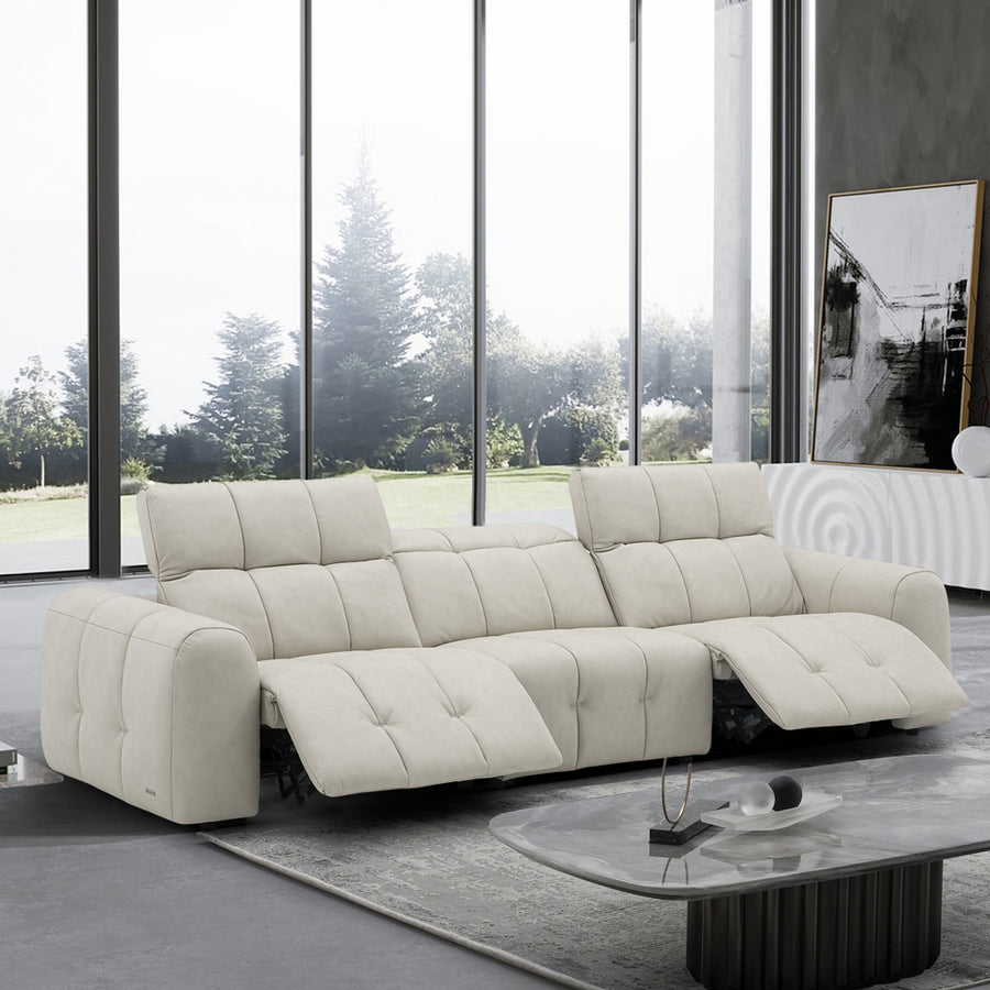Desmond 3 Seater Leather Sofa
