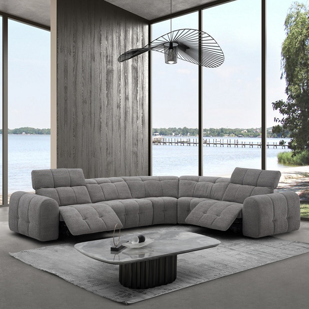 Desmond L-shape Fabric Sofa