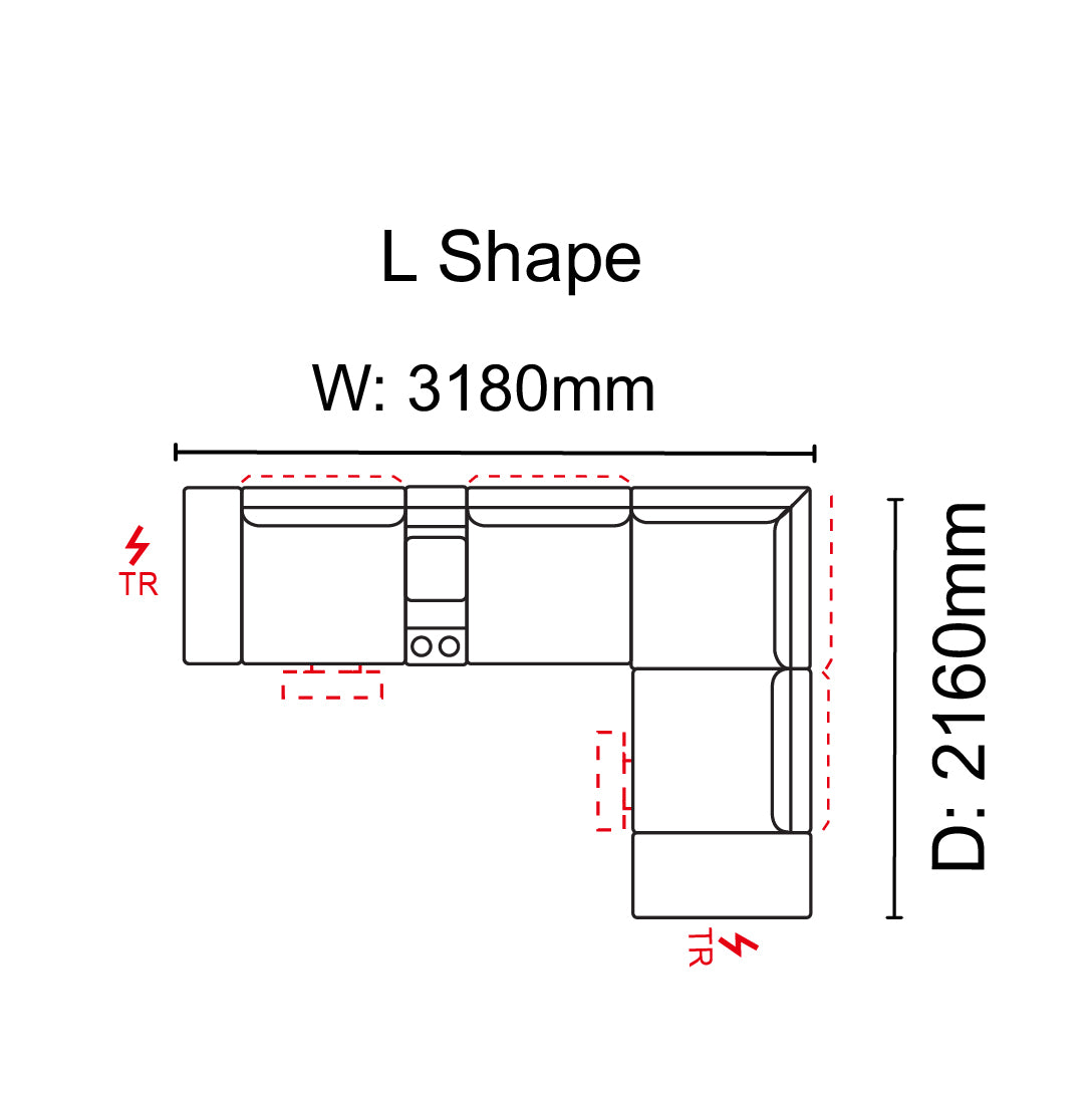 Cadbury L-shape Sofa
