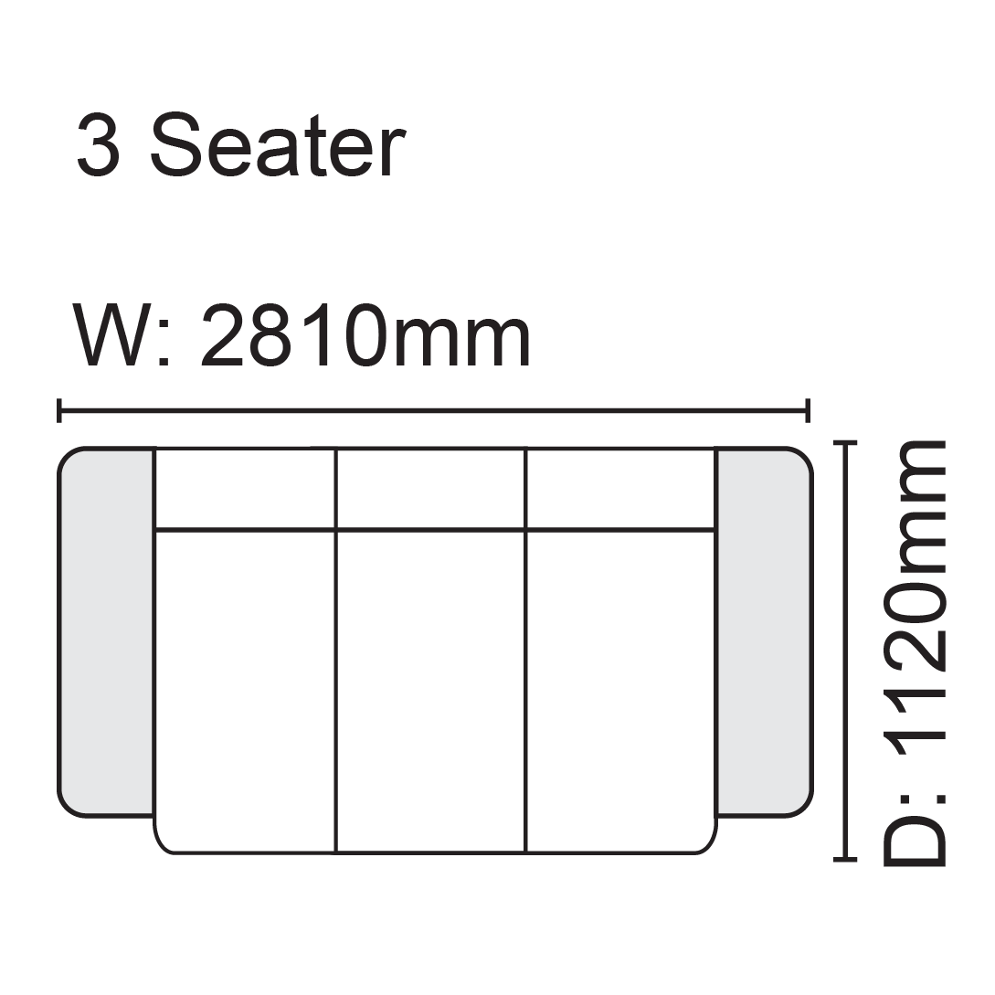 Skyline 3 Seater Sofa