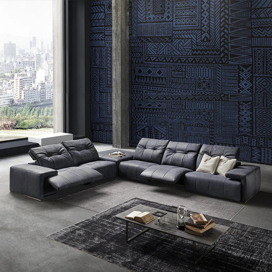 leather sofa