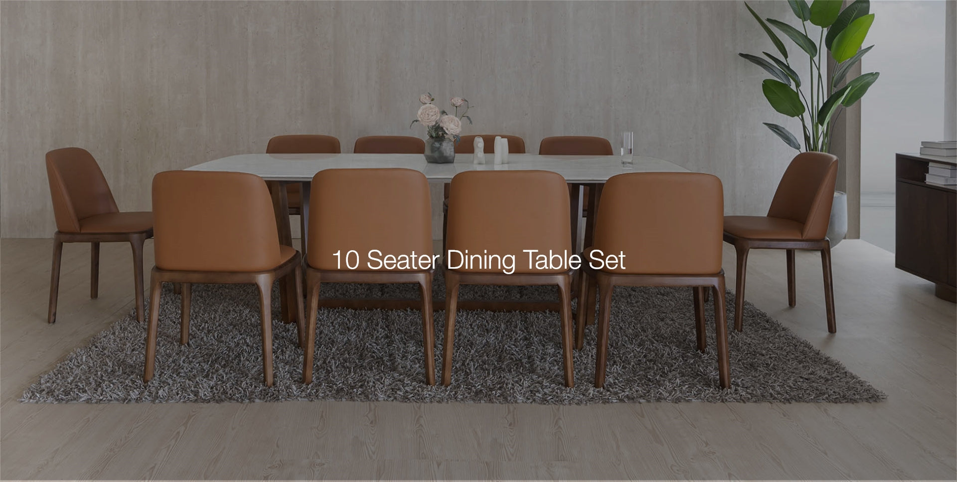 10 Seater Dining Table Set