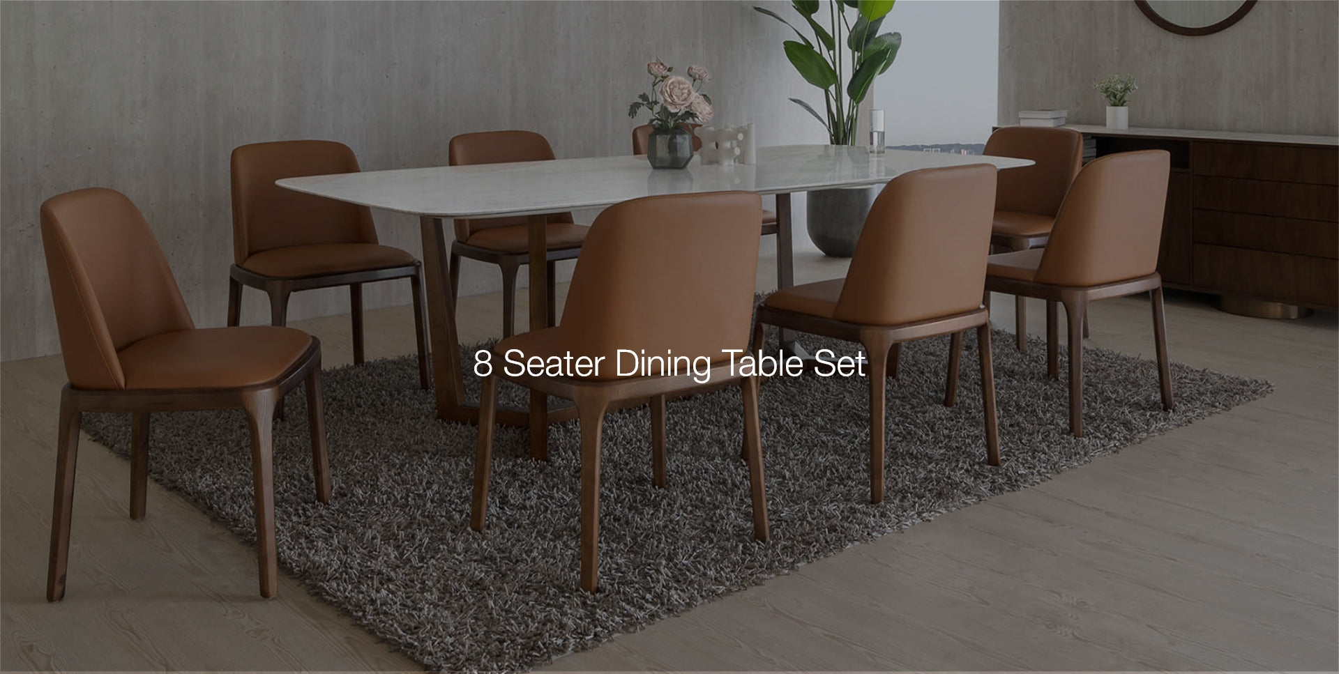 8 Seater Dining Table Set