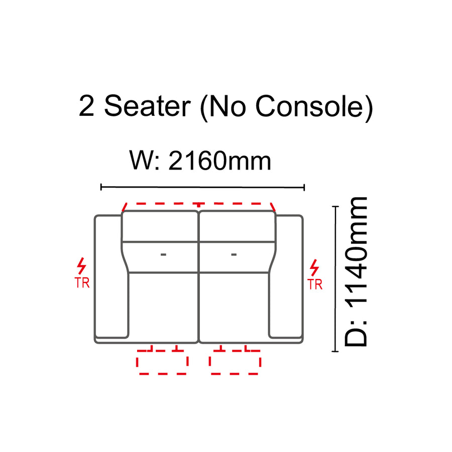 Carelle 2 Seater Sofa