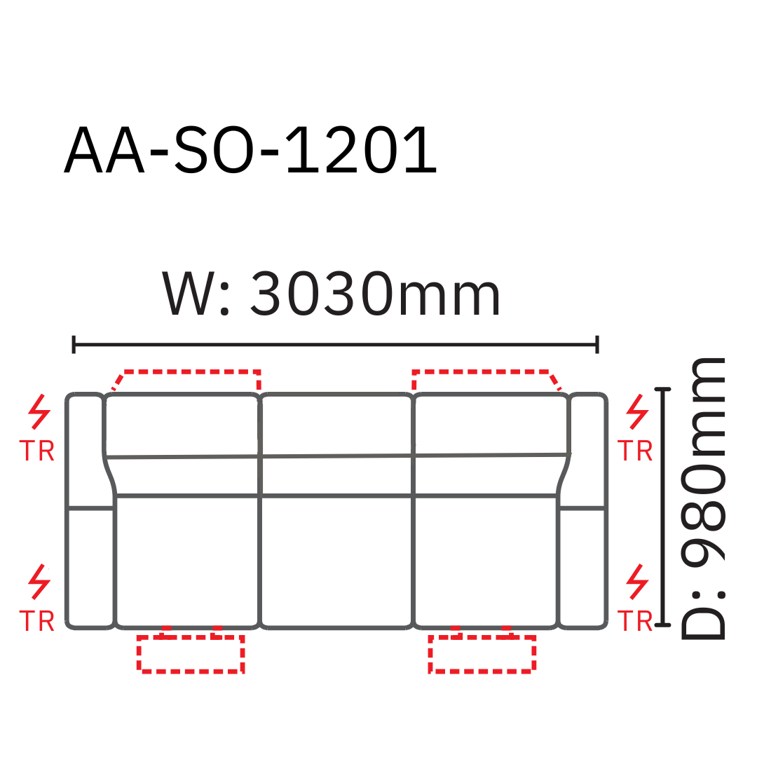 Velkan 3 Seater Sofa