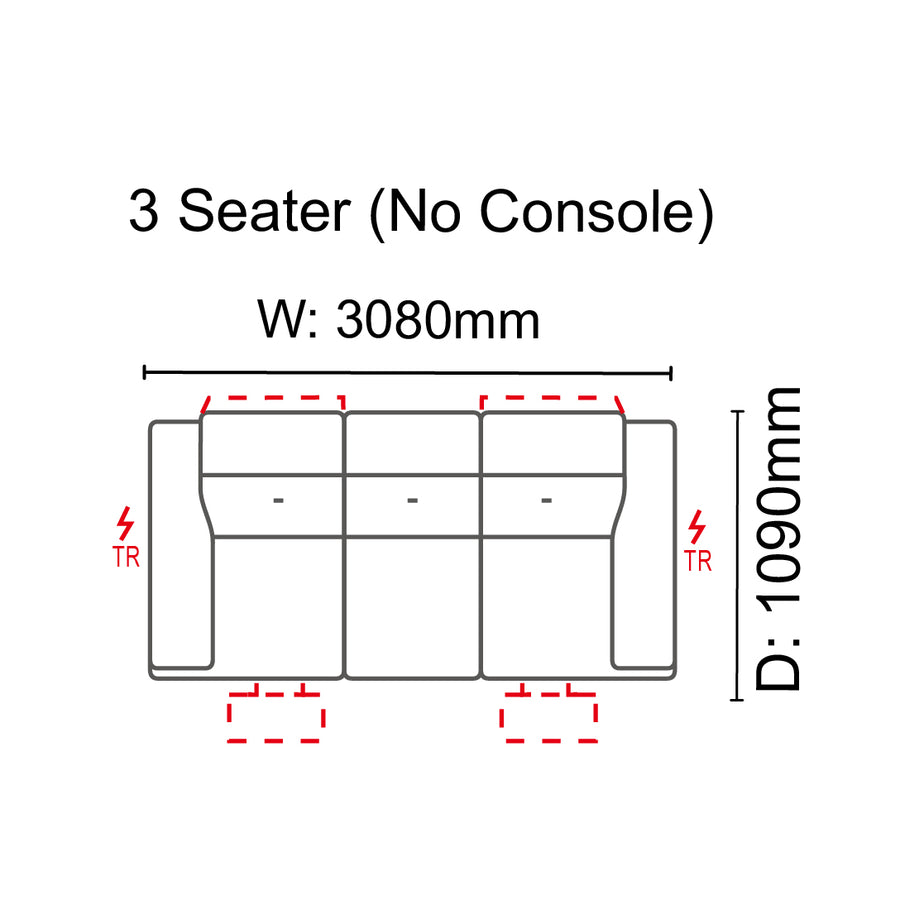 Jenyfer 3 Seater Sofa