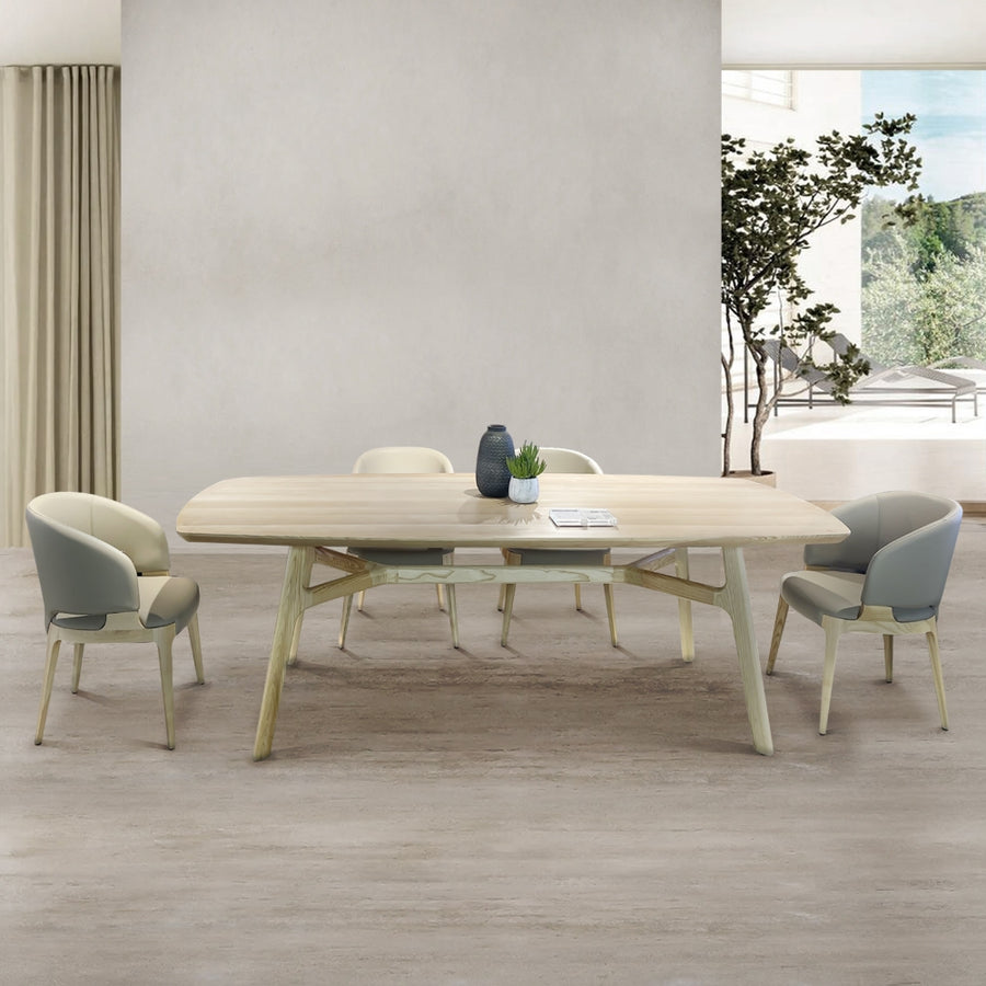 Leicester 8 Seater Dining Table Set (Wooden)