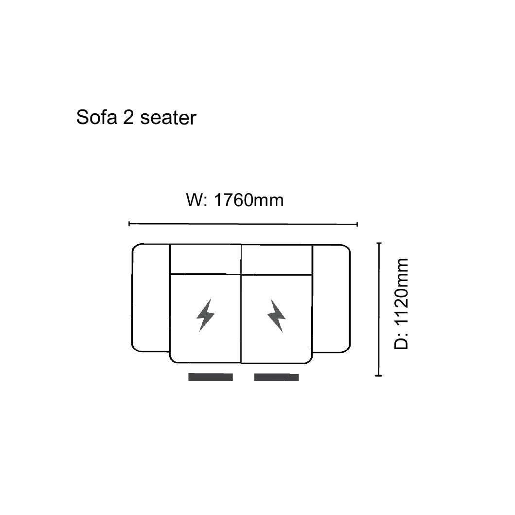 Munch 2 Seater Sofa