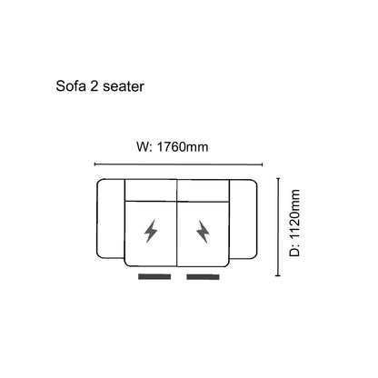 Munch 2 Seater Sofa