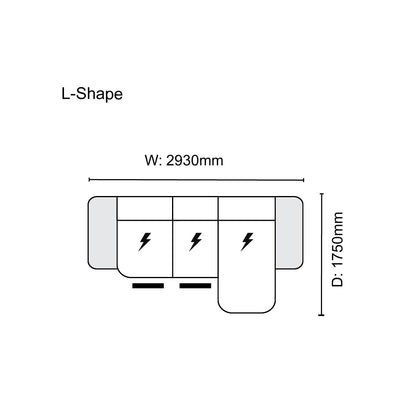 Munch L-shape Sofa