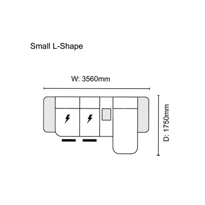 Vogue Small L-shape Sofa
