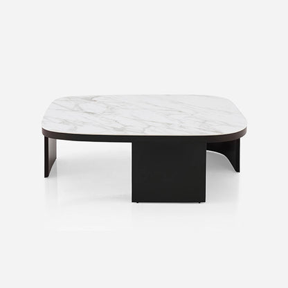 Jamie A Square Ceramic Coffee Table (White)