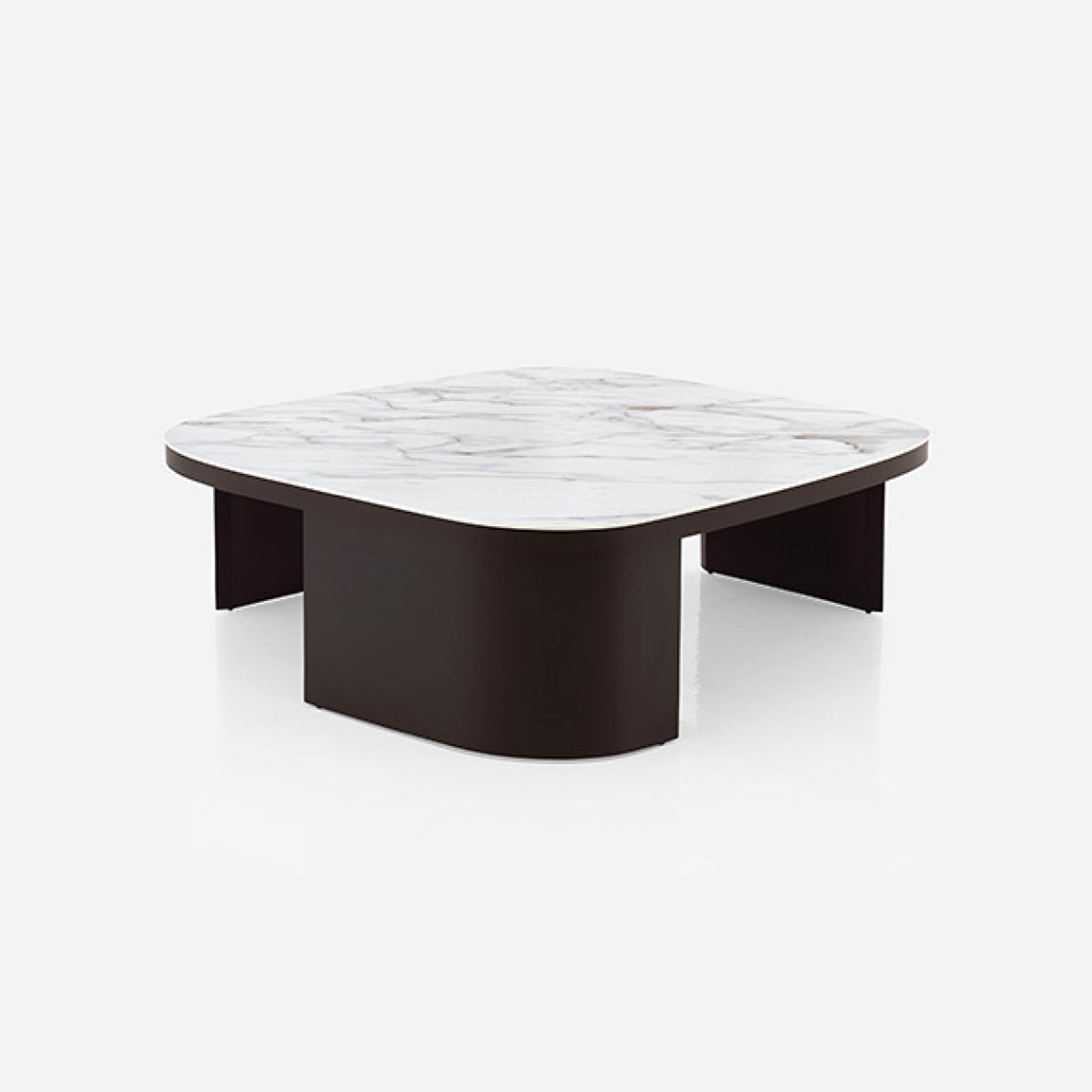 Jamie A Square Ceramic Coffee Table (White)