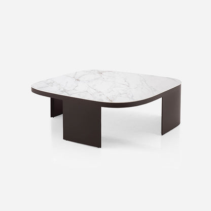 Jamie A Square Ceramic Coffee Table (White)