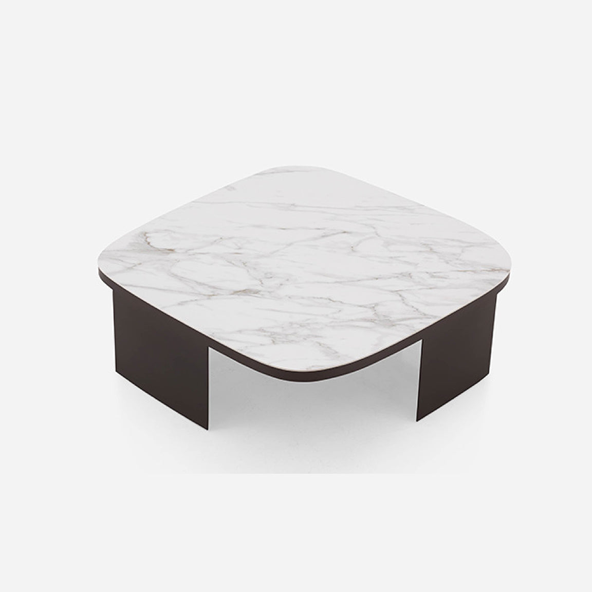 Jamie A Square Ceramic Coffee Table (White)