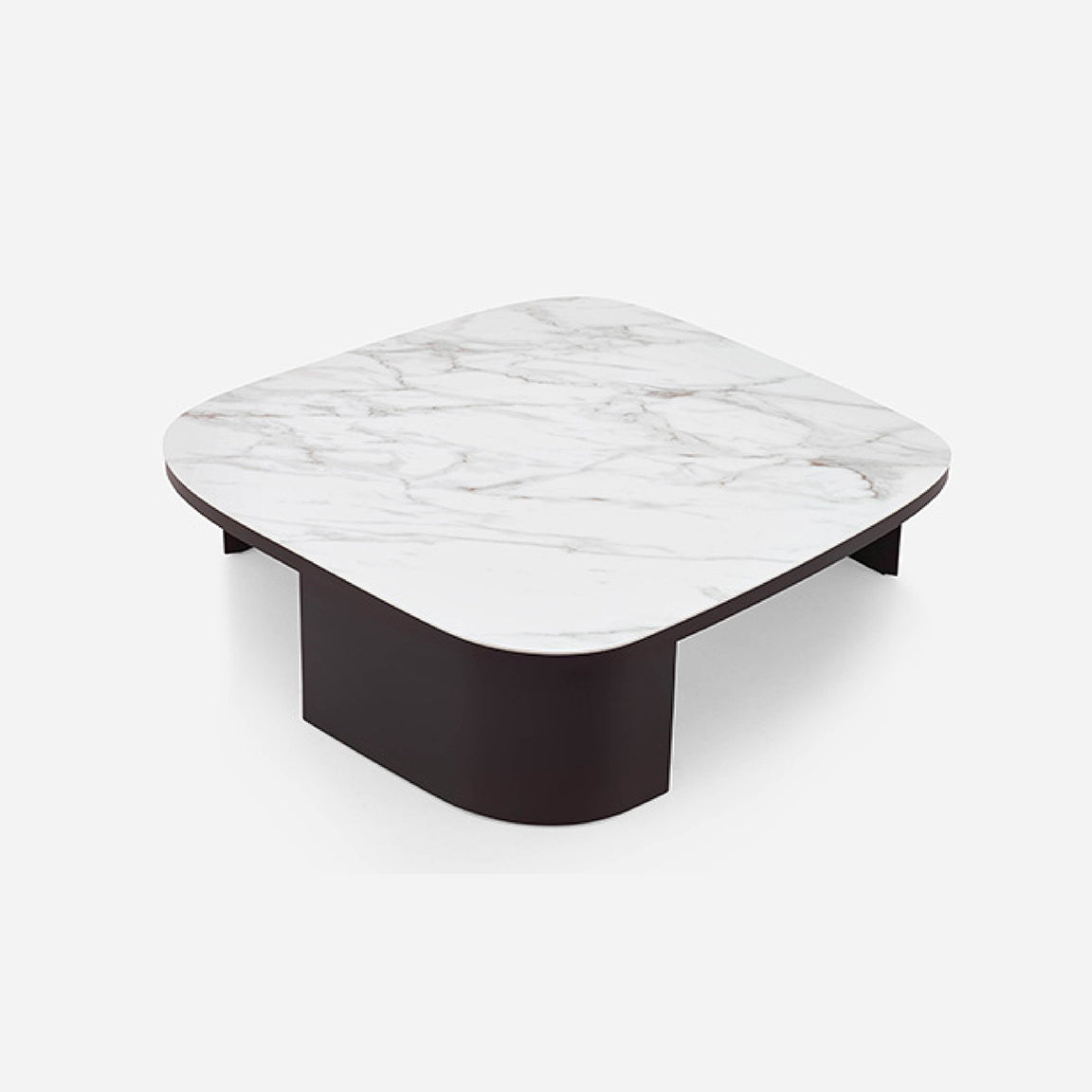 Jamie A Square Ceramic Coffee Table (White)