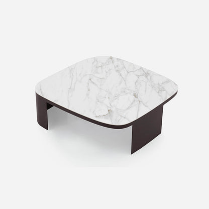 Jamie A Square Ceramic Coffee Table (White)