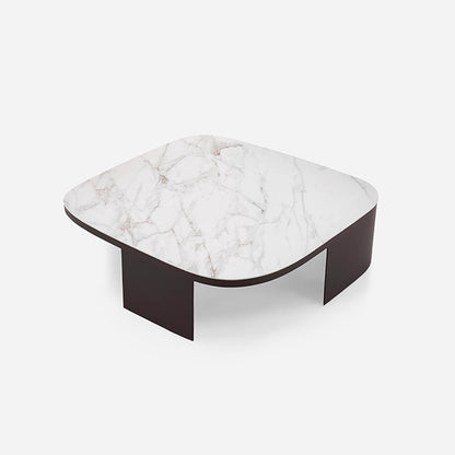 Jamie A Square Ceramic Coffee Table (White)